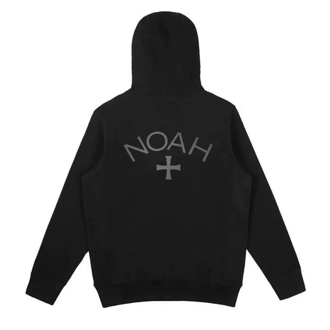 NOAH MARS first generation black soul embroidery small logo cross autumn and winter hooded sweatshirt cardigan trendy zipper jacket