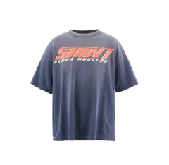 Saint Michael "ALPHA NUCLEUS" Vintage  T-Shirt - Washed Blue