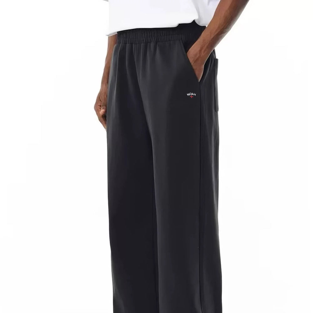 NOAH MARS logo embroidered cross looped micro flared sweatpants, sports and casual pants, men's versatile pants