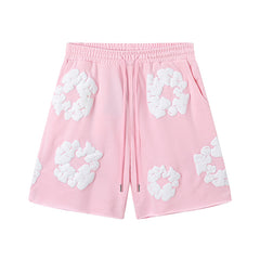 Denim Tears Cotton Wreath Shorts - Pink