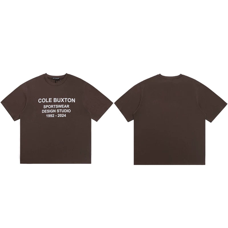 Cole Buxton Brown Sportswear Design Studio T-Shirt