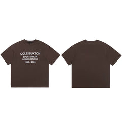 Cole Buxton Brown Sportswear Design Studio T-Shirt