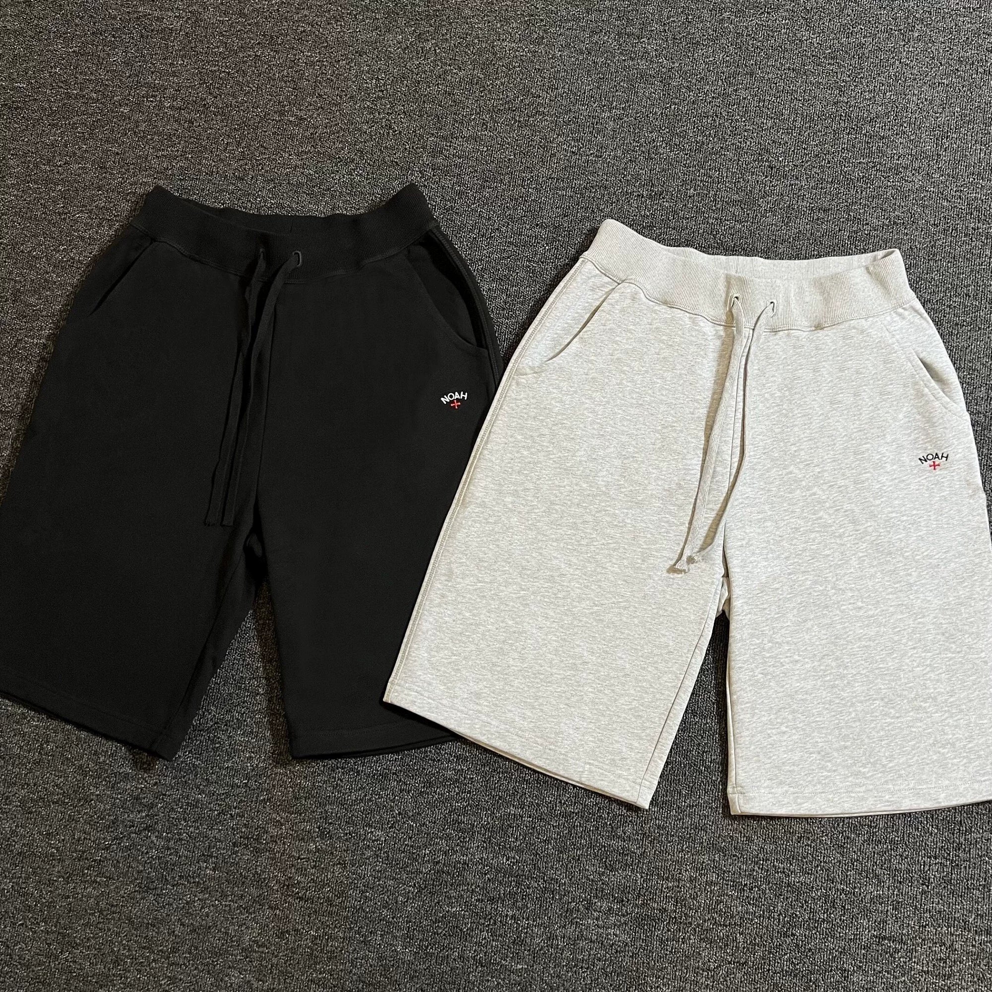 NOAH MARS niche trend brand embroidered small logo cross summer casual sports five quarter pants trendy shorts for men