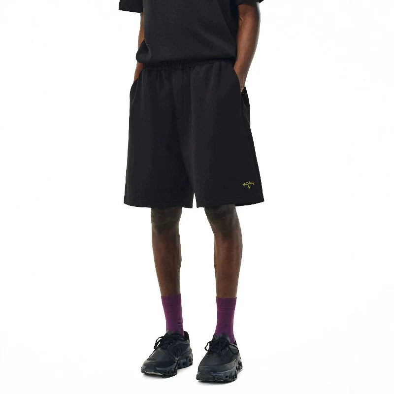 NOAH MARS American casual fashion brand lightning embroidery small label shorts men's sports and casual style five quarter pants
