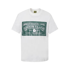 Denim Tears African Diaspora Goods T-Shirt - White/Green Box Logo