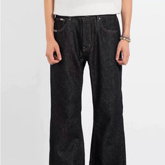 NOAH MARS American casual vintage style 13.5oz. hand sewn original cow micro flared jeans retro pants