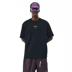 NOAH MARS Small Fashion Brand Chest Lightning Small Standard American Leisure China-Chic Men's Loose Couple Short Sleeve T-shirt