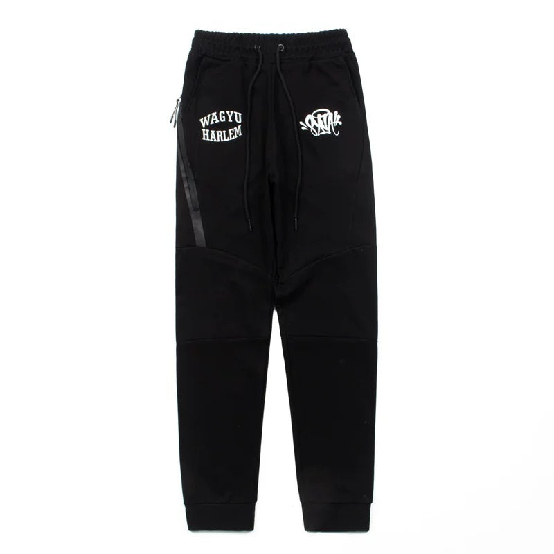 Syna World x Wagyu Harlem Fleece Sweatpants (Black)