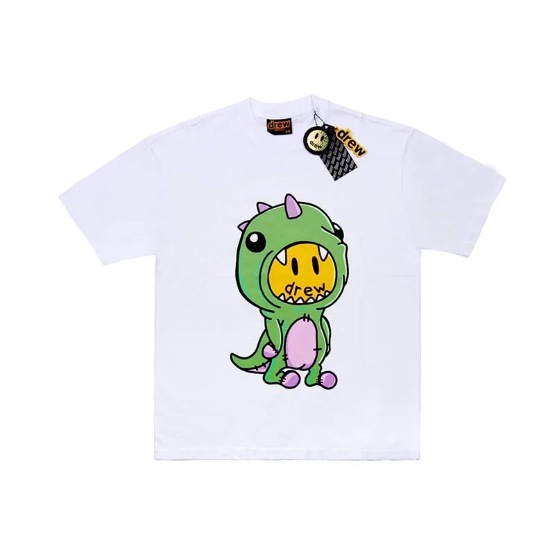 Drew House Dinosaur Graphic Short Sleeve Tee, White