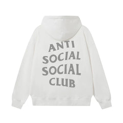 Anti Social Social Club Classic Logo Hoodie - White