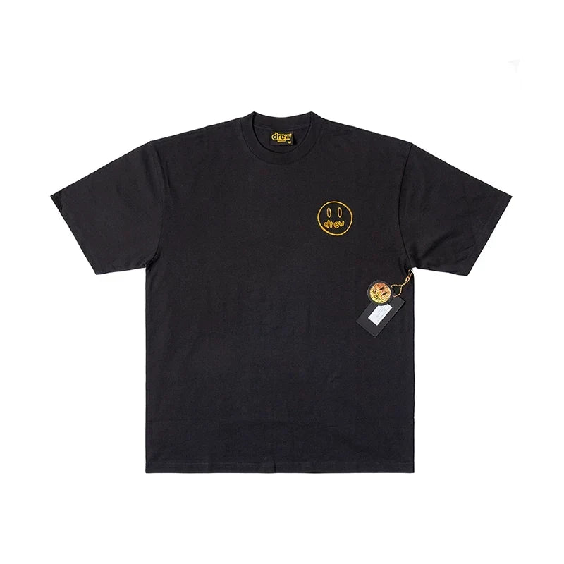 Drew House Mini Smiley Short Sleeve Tee, Black