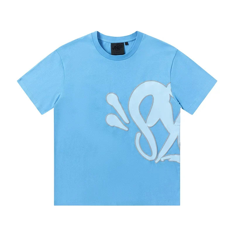Syna World Graphic T-Shirt (Baby Blue / Light Blue)
