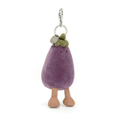 Jollytoy  Vivacious Eggplant Bag Charm