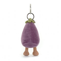 Jollytoy  Vivacious Eggplant Bag Charm