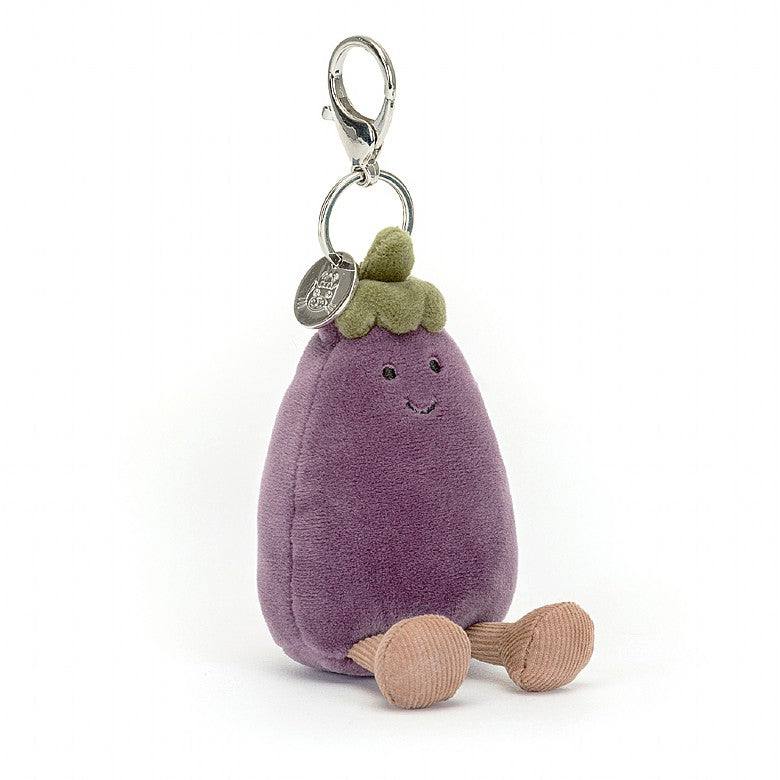 Jollytoy  Vivacious Eggplant Bag Charm